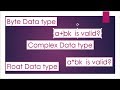 Lecture 8:- Complex,Bool,Float data type in python || LearningStrome Academy