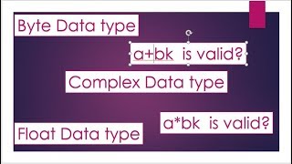 Lecture 8:- Complex,Bool,Float data type in python || LearningStrome Academy