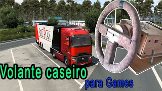 Volante caseiro para games - Simples demais #Volante Games