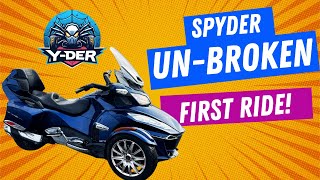 Broken Spyder RT Series Finale! - FIRST RIDE - Belt Alignment & Tension