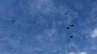 Missing man formation at Margraten 25.04.08 Memorial Day