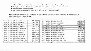 BIO 113 online - Termite experiment and following results