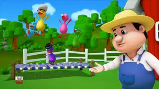 pięć dużych kaczek | rymy w języku polskim | Piosenki Dla Dzieci | Nursery Rhymes | Five Big Ducks