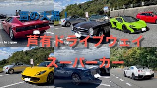 フェラーリ,マクラーレン, GTR！スーパーカーが芦有を走る‼︎