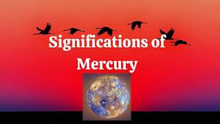 Karaka of Mercury | What is Mercury (significations) | Understand Mercury in Vedic astrology |Prince