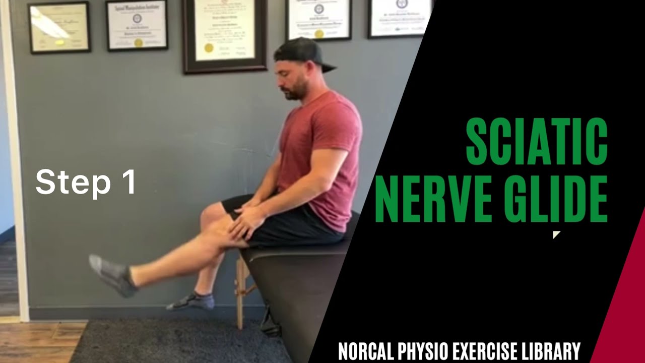 Sciatic Nerve Glide Norcal Physiotherapy Exercise Library Youtube