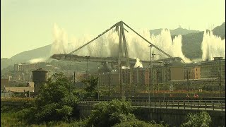 Italy demolishes remains of Genoa bridge | AFP