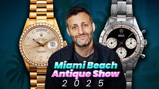 Biggest Vintage Watch Event In The World! Miami Beach Antique Show ‘25