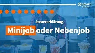 Falle: Minijob und Nebenjob in der Steuererklärung | Steuererklärung 2019 selber machen 2020