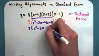 Writing Polynomials in Standard Form (6-2-5)
