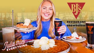 Trying 40 Of The Most Popular Menu Items At BJ's Restaurant & Brewery | Delish