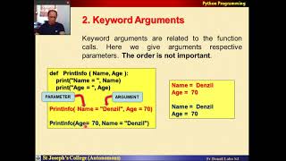 python 27 : FUNCTIONS- 3 varguments