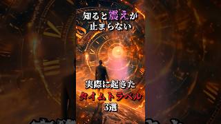 知ると震えが止まらない実際に起きたタイムトラベル3選 #ホラー #都市伝説 #人類滅亡 #総集編