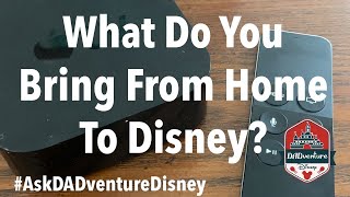 #AskDADventureDisney Episode 13 - What Do You Bring To Disney World From Home?