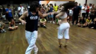 Mafie Zouker and Evelyn Magyari - Zouk workshop demo @ Zouk Congress in Rio 2012