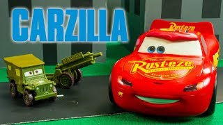 CARZILLA Jackson Storm Lightning McQueen Giant Cars Disney wheels Movie Shorts