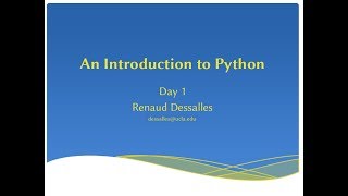 QCB Collaboratory | Introduction to Python | Day 1