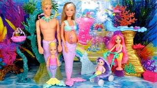 Barbie and Ken Mermaids are Making New Room for Baby Doll