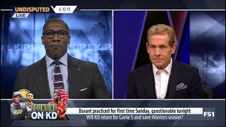 UNDISPUTED | Skip & Shannon PREDICT Gm 5 GS at TOR: Will KD return and save Warriors season?