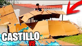 Creamos 2 Bases Indestructibles Y Hacemos Una Batalla De Globos De Agua En La Piscina!!