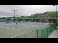 大会2日目 ms 国枝 慎吾選手 vs 三木拓也選手 試合前練習