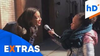 Pequeña reportera es la favorita de famosos en Nueva York | hoyDía | Telemundo