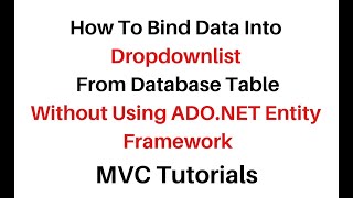MVC binding dropdownlist from database using viewbag code