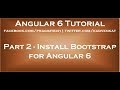 Install Bootstrap for Angular 6