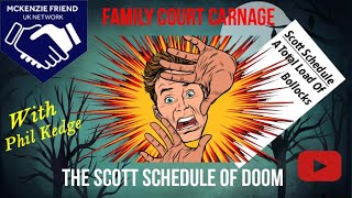 The Scott Schedule of Doom with McKenzie Friend Phil Kedge Family Court Carnage #shorts #familycourt