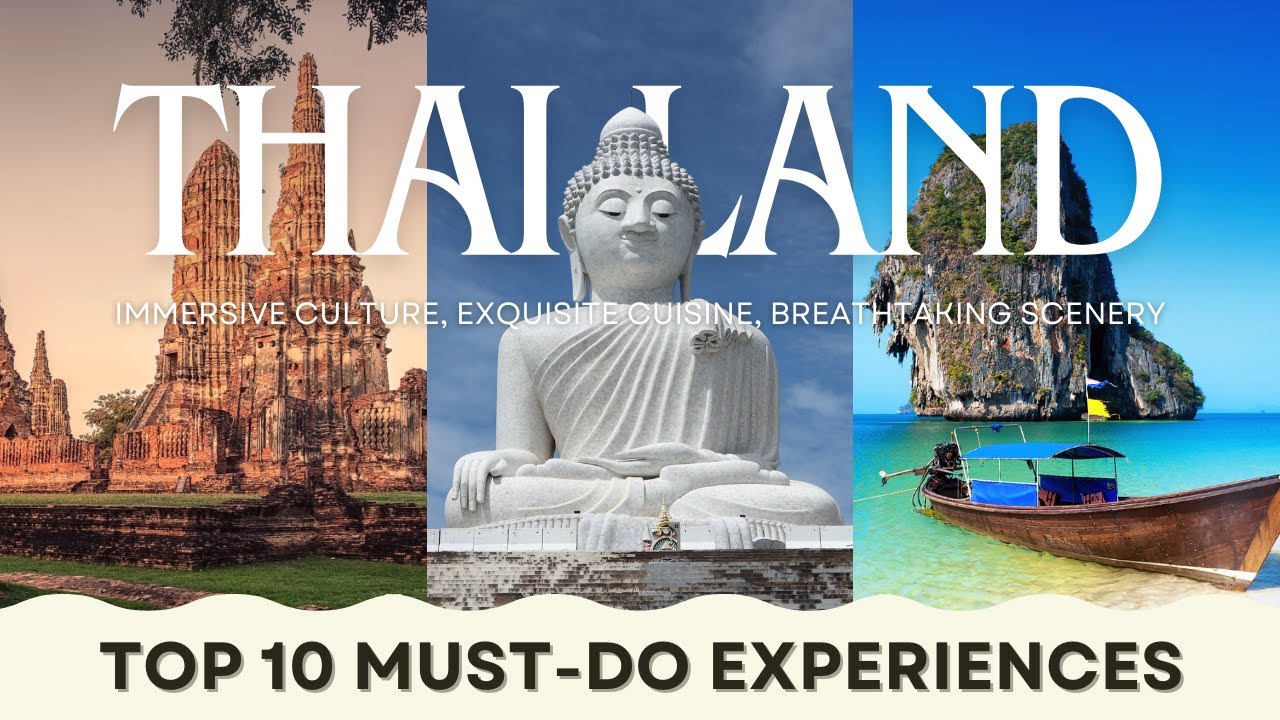 Top 10 Must Do Experiences In Thailand ёяз ёязн Youtube
