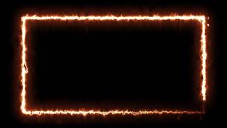 4k Fire frame loop background no copyright