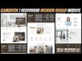 Master ELEMENTOR | Build a Responsive INTERIOR DESIGNER Website from Scratch | Wordpress Tutorial🔥