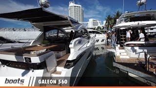 Galeon 560 Skydeck: First Look Video