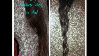 How I Bring My Virgin Brazilian Hair Weave/Extensions Back To Life! ❤