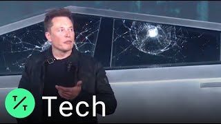 Smash Hit! Tesla Cybertruck Demo Goes Awry as 'Armor Glass' Windows Shatter