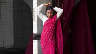 Hacks to look tall in saree #saree #draping #tips #tricks