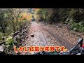 klx125とセロー250で行く九州№1林道素敵な紅葉スポット内大臣椎葉林道