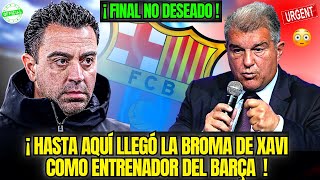¡SUELTAN LA BOMBA! ¡LAPORTA LO CONFIRMA! ¡DECISION FINAL! | NOTICIAS FC BARCELONA HOY