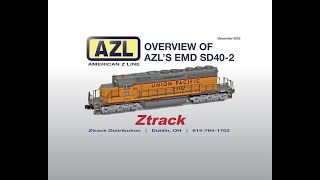 Overview of American Z Line's EMD SD40 2