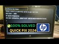 HP -Boot Device Not Found Please install an operating system on your hard disk.Hard Disk(3F0)