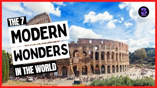 The seven Wonders of the world - Wonders of the modern world #top10 #latest #viral
