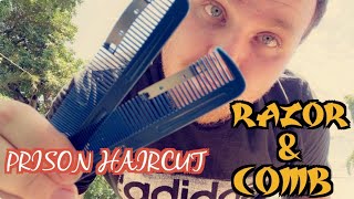 RAZOR & COMB PRISON HAIRCUT | Kfrogtv