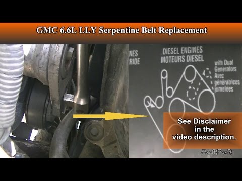 Duramax 6.6L LLY Serpentine Belt Replacement for Beginners Duramax 6.6L LLY Serpentine Belt Replacement for Beginners