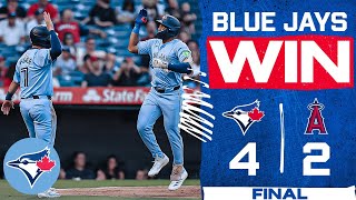 Blue Jays rookies drive the offence in victory over the Los Angeles Angels!