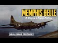 Memphis Belle: A Story of a Flying Fortress | REAL Combat Footage in Color