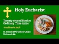 Holy Eucharist 9/1/24: 