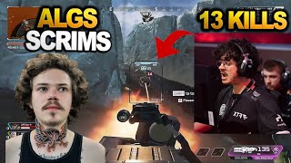 TSM Albralelie shows how RAMPART \u0026 GOLD NEMESIS is so effective on ALGS SCRIMS