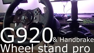 Logitech G920 | Wheelstand Pro with DIY handbrake | tested in Dirt Rally & Project Cars