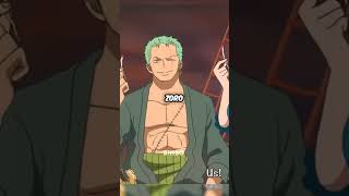 THE ONLY PERSON ZORO LISTENS TO IS 🤣