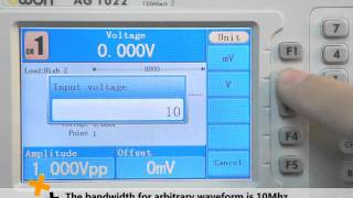 OWON 任意波形発生器ファンクションジェネレータ　AG1022
